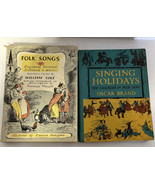 2 VTG Folk Song books 1950s-1960s holiday wngland scotland wales - £11.25 GBP