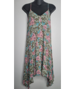 Ariat Dress S Camouflage Floral Pink Flowers Tank Sleeveless Asymmetrica... - £15.95 GBP