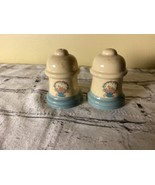 vintage flower basket salt and pepper shakers - $281.22 MXN