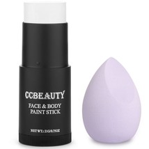 Clown White Face Paint Stick,Face Painting Kit,Non Toxic Sfx Makeup For Joker Sk - £15.62 GBP