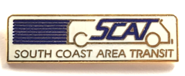 SCAT South Coast Area Transit California Bus Public Transit Pin Transpor... - €12,09 EUR
