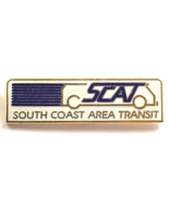 SCAT South Coast Area Transit California Bus Public Transit Pin Transpor... - $13.99