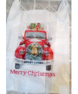 HUGE Hobby Lobby Shopping Bag VTG Red Pickup Truck Christmas Wrap AS IS ... - €8,57 EUR