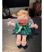 VINTAGE 1995 MATTEL CABBAGE PATCH CHRISTMAS FAIRY HOLLY LEAVES CBK DOLL - $12.75