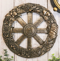 Wheel of The Year Wall Plaque Eight Pagan Festivals Sabbats By Maxine Mi... - $49.99