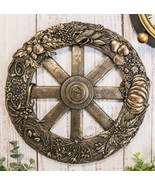 Wheel of The Year Wall Plaque Eight Pagan Festivals Sabbats By Maxine Mi... - $68.59 CAD