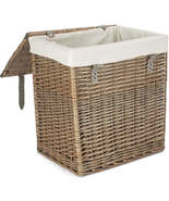 Boutique Antique Wash Storage Laundry Basket With Lining - £59.29 GBP+