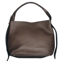 ZARA BNWT 2025. BROWN LEATHER MAXI BUCKET BAG. 6051/610/700 - €283,07 EUR