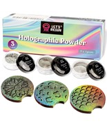 Holographic Powder, Chrome Pearl Pigment Powder For Epoxy Resin/Nails, Rainbow H