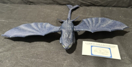 Toothless 2010 Dragon Action fig 11&quot; long 14&quot; wing span all black wings flap - £386.89 GBP