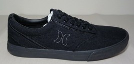 Hurley Size 8 M ARLO LACE Black Canvas Sneakers New Men&#39;s Shoes - £92.67 GBP