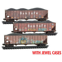 MTL 99305062 N BNSF/ex-ATSF Hoppers Weathered 3 Pack - $119.90