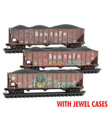 MTL 99305062 N BNSF/ex-ATSF Hoppers Weathered 3 Pack - $119.90