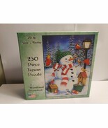 Jane Maday Woodland Snowman 250 Piece Jigsaw Puzzle 14&#39;&#39; x 10&#39;&#39; New - $26.66 CAD
