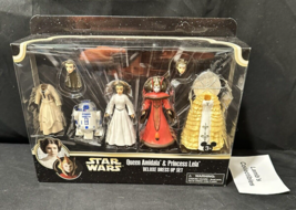 Disney Parks Authentic Star Wars Queen Amidala (tm) &amp; Princess Leia (tm) Deluxe  - £29.46 GBP