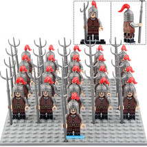 Ming Dynasty Warriors Ancient War Lego Moc Minifigures Toys Set 21Pcs - £25.96 GBP