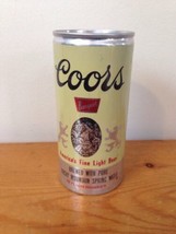 Vintage Flat Pop Top Pull Tab Aluminum Beer Can Coors Light Banquet 12floz - $14.99