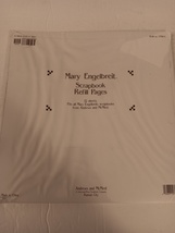 Mary Engelbreit 12.25&quot; x12.25&quot; White Scrapbook Refill Pages 12 Sheet Pack  - $24.99