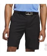 Adidas Mens Shorts Black Chino Golf Elastic Waist Pockets Belt Loops Lig... - $61.53 CAD