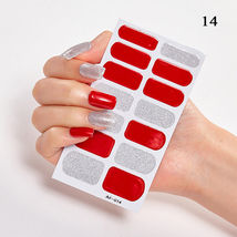 #AF014 Patterned Nail Art Sticker Manicure Decal Full Nail - $4.40