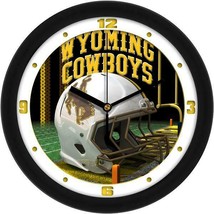 Wyoming Cowboys Football Helmet clock - £29.89 GBP