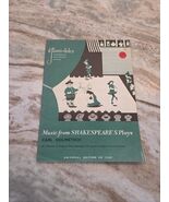 Il Flauto Dolce Music from Shakespeare&#39;s Plays Carl Dolmetsch recorder s... - $7.92