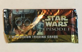 Star Wars Episode 1 Phantom Menace 1 Foil Pk Wide Vision Topps Trading Cards New - £13.38 GBP