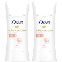 (2 Pack) NEW Dove Advanced Care Antiperspirant Deodorant Beauty Finish 2.60 Oz - £14.06 GBP