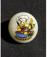1 Vintage Character Marble Honey Cheerios Nut Bee White 1&quot; Glass Marble - $183.41 MXN