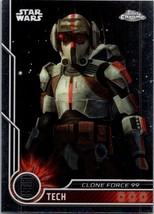 2023 TOPPS CHROME STAR WARS #83 TECH CLONE FORCE 99 - $2.39