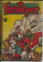 Humdinger #1 1946-1st issue-soap box derby race car-Mickey Starlight-G/VG - £81.41 GBP
