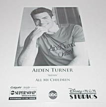 Aiden Turner Autograph Reprint Photo 9x6 All My Children 2006 Dancing with Stars - £3.90 GBP
