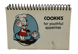 Cookies for Youthful Appetites Cookbook Spiral Bound Cookie Recipes Baking 1982 - $8.88