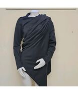 Arc’teryx Nyara Wrap Sweater Womens M Gray Open Front Cardigan Cape Jacket - $75.82