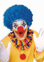 Forum Blue Afro Clown Wig Circus Halloween Costume Accessory One Size 23096 - £7.81 GBP