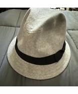 Goodfellow &amp; Co Men&#39;s Grey Polyester Wool Blend Fedora L/XL - $224.08 MXN