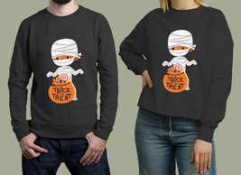 trick or treat halloween Unisex Sweatshirt - £27.34 GBP