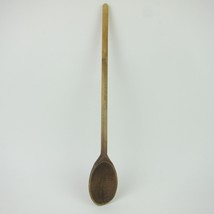 Antique Primitive Wooden Spoon Long Handle 16&quot; Farmhouse Rustic Kitchen ... - £23.59 GBP