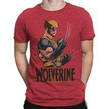 Wolverine Hey Bub! Men&#39;s T-Shirt Heather Red - £21.53 GBP+