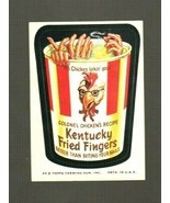 1974 Wacky Packages Original 8th Series *KENTUCKY FRIED FINGERS* Sticker Card - $8.59