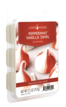 Candle Warmers Soy Blend Wax Melts, Peppermint Vanilla Swirl, 6 Cubes, 2... - $6.95