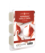 Candle Warmers Soy Blend Wax Melts, Peppermint Vanilla Swirl, 6 Cubes, 2... - £5.49 GBP