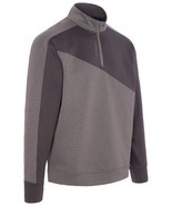 PROQUIP Golf Mens Levante Technical Midlayer 1/4 Zip Golf Top. Mid Grey. - $1,525.30 MXN