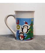 Holiday Joy Penguin Coffee Tea Cup Mug Royal Norfolk Ceramic - €11,31 EUR