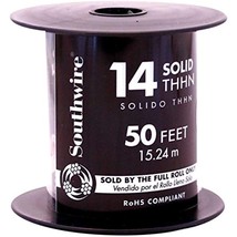 SOUTHWIRE COMPANY LL 11581641 14 Gauge Solid Red Thhn Wire, 50&#39; - $28.15