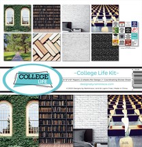 Reminisce Collection Kit 12&quot;X12&quot;-College Life - £28.60 GBP