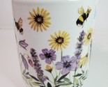 Harvest Green Studio 20oz Mug Cup BEE KIND Floral Coffee Tea Ceramic Large - $14.80
