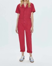 Pistola grover jumpsuit in Rouge - $119.00