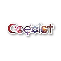 Coexist Sticker Inspirtional Stickers - Laptop Stickers - 2.5" Vinyl Decal - Lap - £9.84 GBP
