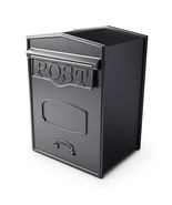 Bloomsbury Black Aluminium Rear Retrieval Mailbox - £810.27 GBP